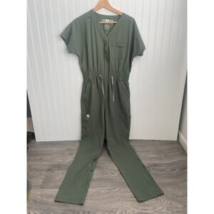 WonderWink Renew Scrub Jumpsuit Olive Size Small, Nurse, CNA, Medical Field